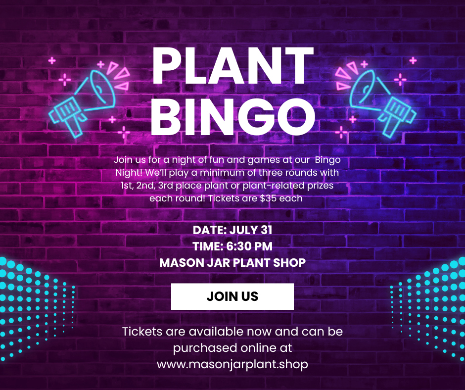 Plant Bingo Graphic